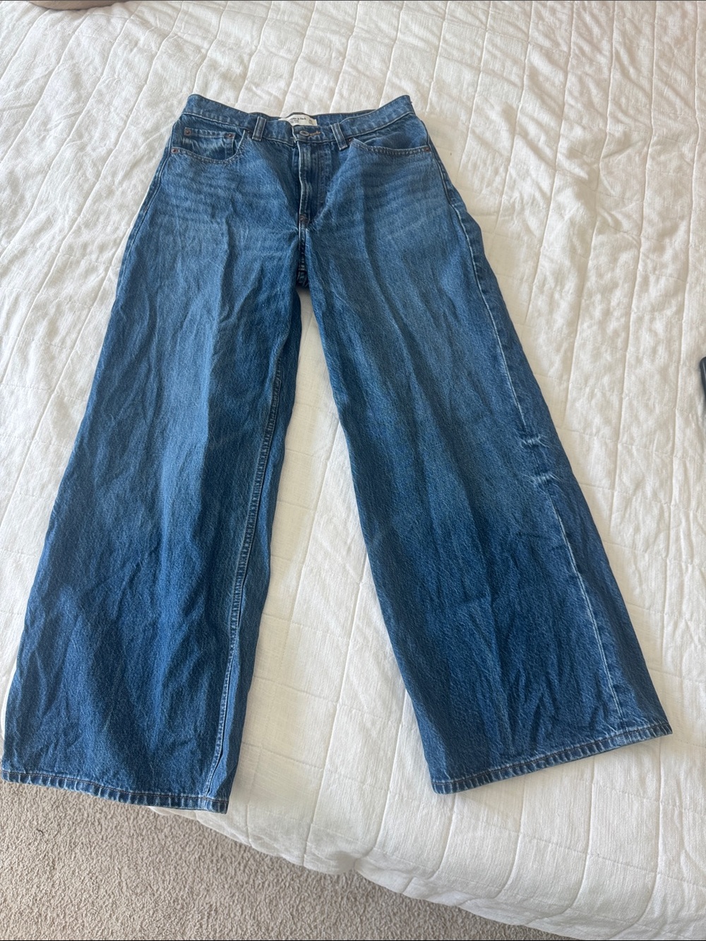 High Rise Wide Leg Women's Jeans